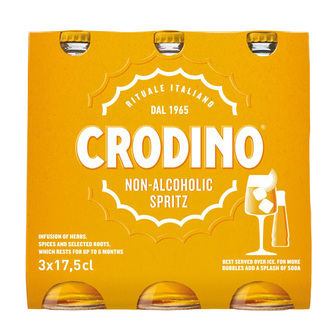Газований напій безалкогольний аперитив Crodino Spritz 3 шт х 0,175 л