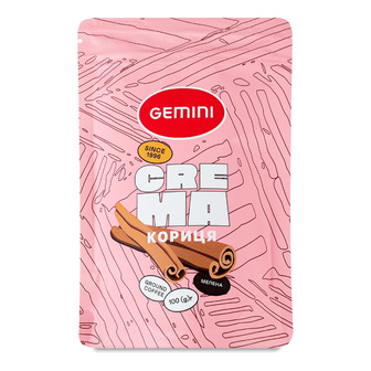 Кава Gemini Crema Кориця натуральна смажена мелена 100 г (4820156435503)
