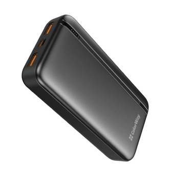 Універсальна мобільна батарея ColorWay Power Bank 20 000 mAh EnergyPlus USB QC3.0 + USB-C Power Delivery 22.5W Black (CW-PB200LPB4BK-PD)