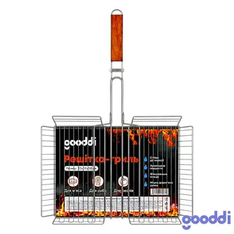 Решітка-гриль Gooddi прямокутна 33*26*58 см TD0420-50