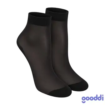 Шкарпетки капронові Gooddi 40 den чорні 2 пари