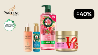 До -40% на засоби для волосся Pantene Pro-V, Herbal Essences, Head & Shoulders