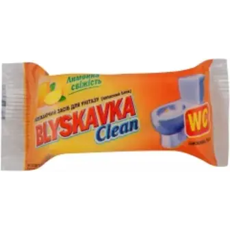 BLYSKAVKA Освіжаючий засіб для унітазу Блок Лимонна свіжість 40г