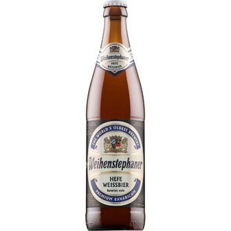 Пиво Weihenstephaner Hefeweissbier світле нефільтроване 0,5 л