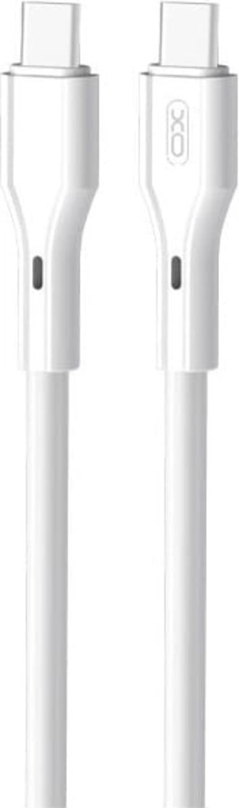 Кабель XO CB-Q71CC, USB Type-C, 60 Вт, білий, 1 м (762113412711)