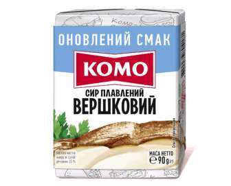 Сир плавлений "Комо" 55% вершковий, 90г