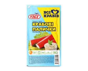 Крабові палички Vici охолоджені, 240г