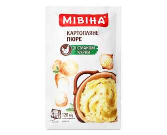 Пюре "Мівіна" картопляне зі смаком курки, 120г