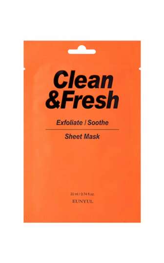 Clean&Fresh Маска для обличчя Exfoliate&Soothe 22ml - 22ml