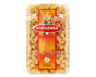 Вироби макаронні Pasta Zara «Тварини», 500г