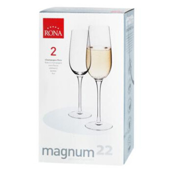 Набір келихів Rona Magnum для шампанського 2шт 220мл