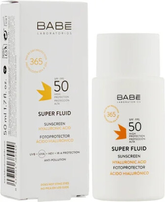 Babe Sun Сонцезахисний супер флюїд SPF50+ для всіх типів шкіри