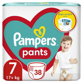 Підгузки - трусики Pampers Pants Розмір 7 (17+ кг), 38 шт 38шт