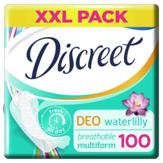 Щоденні гігієнічні прокладки Discreet Deo Water Lily 100 шт 100шт/уп