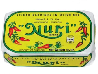 Сардина в оливковій олії, пікантна NURI 125 г