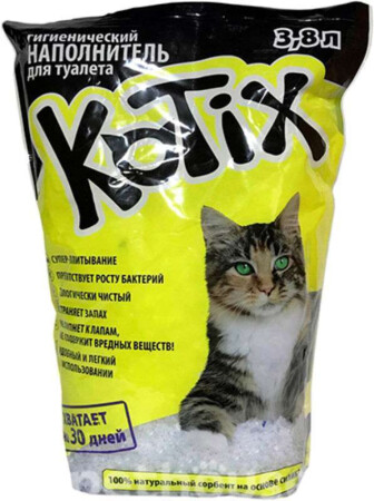 Kotix (Котікс) Наповнювач силікагелевий для котячого туалету 3,8 л