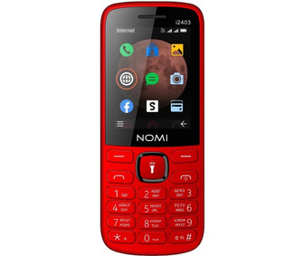 Мобільний телефон Nomi i2403 Red (червоний)