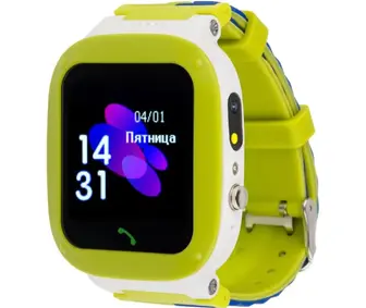 Дитячий смарт-годинник AmiGo GO004 Splashproof Camera + LED Green