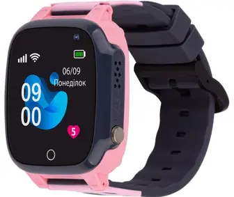 Смарт-годинник для дітей  AmiGo GO008 MILKY GPS WIFI Pink