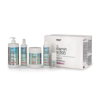 Набір для волосся Dikson The Illaminaction Salon Kit (шампунь, 1 л + праймер, 300 мл + концентрат, 1 л + крем, 200 мл + спрей, 80 мл)