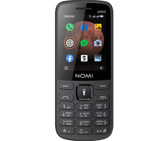 Мобільний телефон Nomi i2403 Black (чорний) (У1)