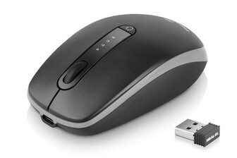 Мишка REAL-EL RM-455W (бездротова Bluetooth / 2.4 ГГц, з акумулятором та мультипідключенням)