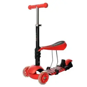 Дитячий самокат JR 3-026-K(Red)-UC MAXI колеса зі світлом