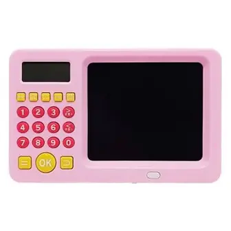 Розвиваючий калькулятор Bambi C0067U(Pink)-UC із планшетом для малювання