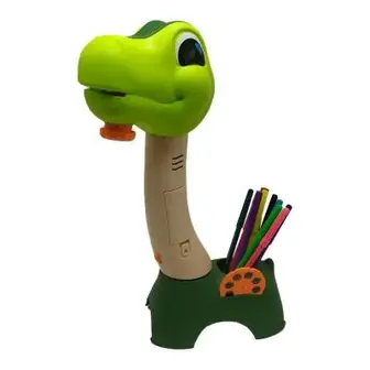 Проектор для малювання Bambi SE-123(Light Green)-UC 18 предметів, динозавр, слайди, маркери