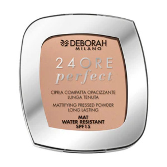 Стійка компактна пудра для обличчя Deborah 24Ore Perfect Compact Powder SPF 15, 04 Beige, 9 г
