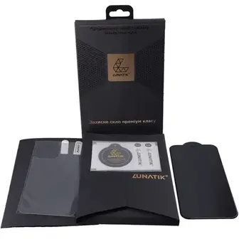 Lunatik Premium Tempered Glass 2.75D Black для iPhone 13 | 13 Pro Вітринний зразок