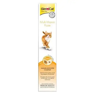 СРОК 06.2023!!! Ласощі для кішок GimCat Multi-Vitamin Paste 100 г (мультивітамін)