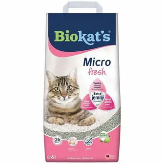 УЦІНКА Наповнювач для котячого туалету Biokat's Micro Fresh 6 л - бентонітовий