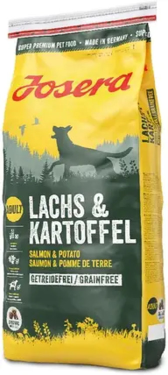 ТЕРМІН 07.2024!! Сухий корм для дорослих собак Josera Lachs & Kartoffel 15 кг