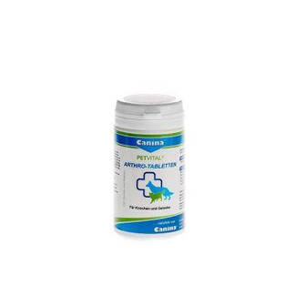 Терімн 07.2025!!! Мінеральний комплекс Canina Petvital Arthro-Tabletten для собак та котів для проблемних суглобів 60 г 60 табл.