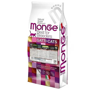 ТЕРМІН 04.2026!! Monge Cat Bwild Grain Free буйвол (для котів великих порід з 2-х місяців ) 10 кг