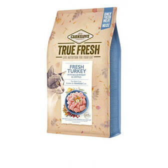 УЦІНКА Carnilove True Fresh Cat Turkey Сухий корм для дорослих котів з індичкою 340 г