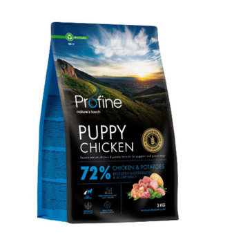 ТЕРМІН 12.2025!!! Корм сухий Profine Puppy Chicken and Potatoes д/цуценят курка і картопля 3 кг