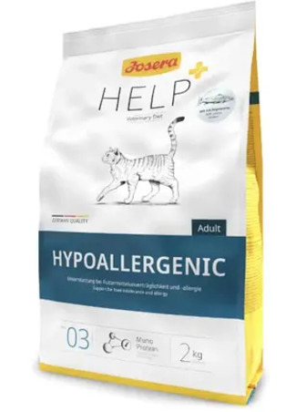 ТЕРМІН 01.2026!!! Йозера сухий лікувальний корм Josera Help Hypoallergenic Cat Допомога при непереносимості корму та алергії 2кг