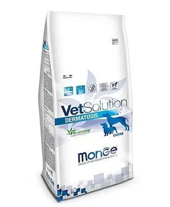 УЦІНКА!!! Сухий корм Monge Vet Solution Dermatosis для собак при дерматологічних захворюваннях 12кг