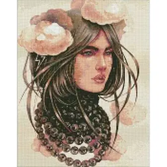 Алмазна мозаїка "Хмарні думки" ©lesya_nedzelska_art Ідейка AMO7373-UC 40х50 см