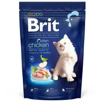 УЦІНКА!!! Сухий корм для кошенят Brit Premium by Nature Cat курка 1.5 кг
