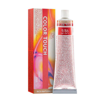 Безаміачна тонувальна крем-фарба для волосся Wella Professionals Color Touch Rich Naturals 9/86, 60 мл