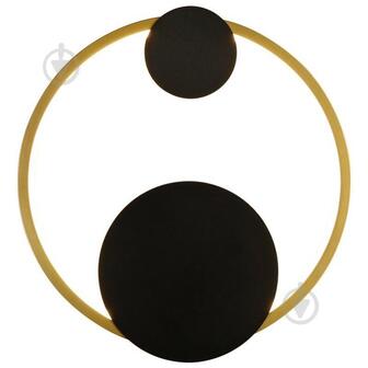 ВИТРИНА! Бра Sirius 8912 LH 14W D250хH60 gold+black 2x11 Вт без цоколя белый с золотистым 8912
