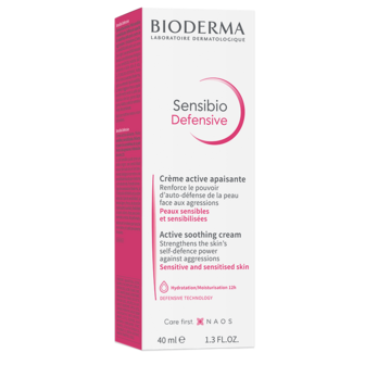 Денний крем Bioderma Sensibio Defensive для чутливої шкіри, 40 мл термін придатності 30.06.2026