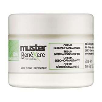 Крем для обличчя Muster Benexere Professional 220V Skin Balance Sebum Normalizing Cream для жирної та проблемної шкіри, 50 мл