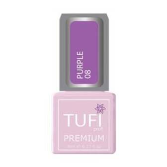 Гель-лак для нігтів Tufi Profi Premium Purple 08 Фіолетовий, 8 мл