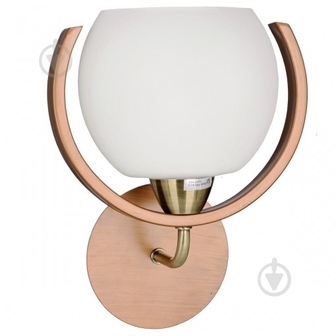 ВИТРИНА! Бра Victoria Lighting 1x40 Вт E14 орех Odeon/AP1