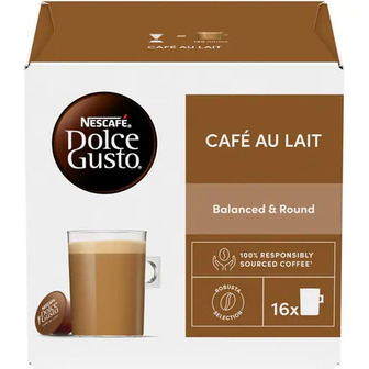 Кава в капсулах Nescafe Dolce Gusto Cafe Au Lait 16 шт. 160 г