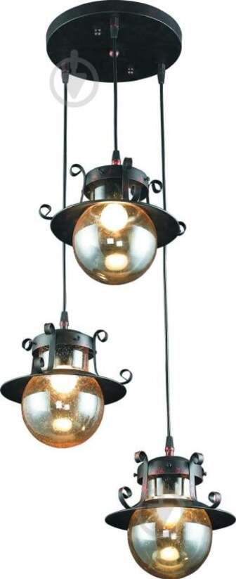ВИТРИНА! Подвес Altalusse 3x40 Вт E27 орех INL-3084P-03 Brown